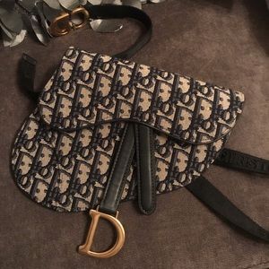 Authentic Dior Saddle Belt Bag